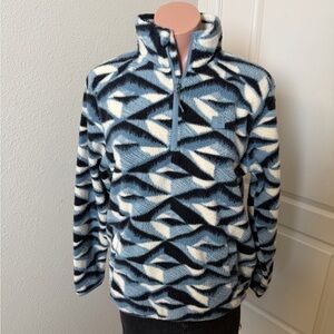 Billabong A/Div Boundary Mock 3 half-zip fleece pullover sweatshirt Sz M